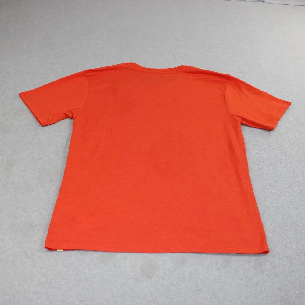 Cotopaxi Shirt Mens Large Orange Do Good Repeat Graphic Organic Tagless Tee